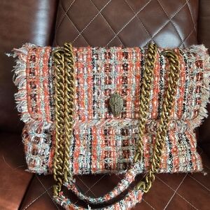 Kurt Geiger NWOT Chic Tweed Chain Shoulder Bag